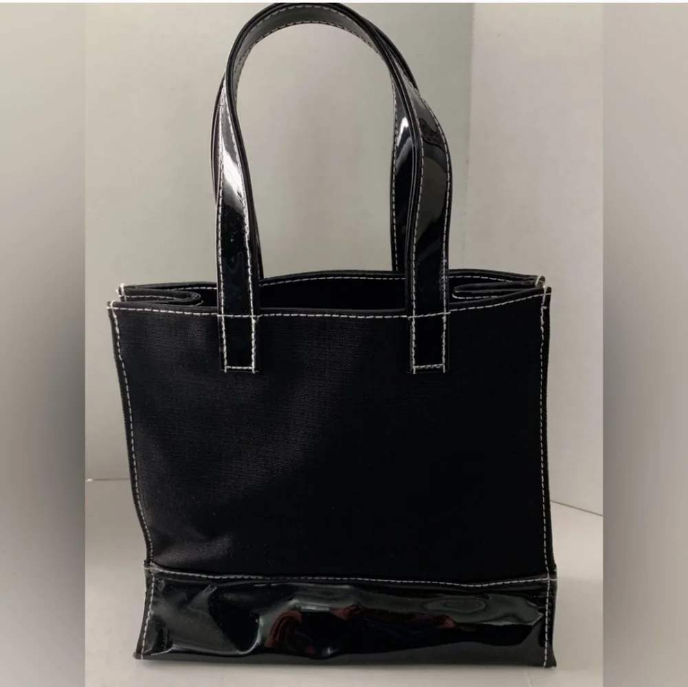 Estee Lauder women's mini tote cosmetic bag multicolor makeup handbag